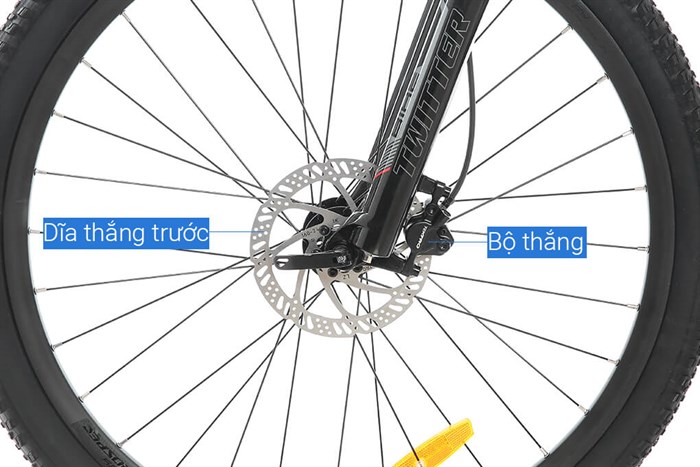 Xe Đạp Địa Hình MTB Twitter Blackhawk Pro (QR) RS-2*13S 27.5 inch Size M Màu Đen - Đỏ