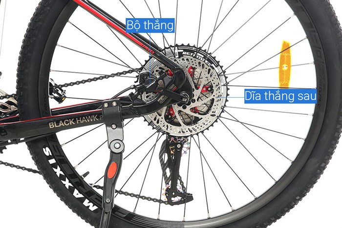 Xe Đạp Địa Hình MTB Twitter Blackhawk Pro (QR) RS-2*13S 27.5 inch Size M Màu Đen - Đỏ