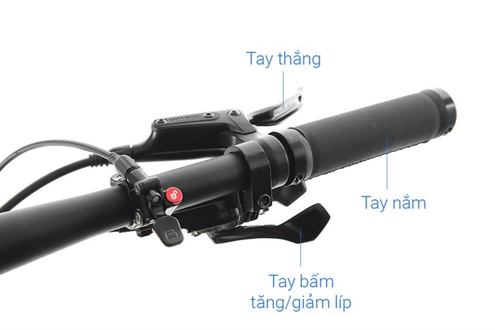 Xe Đạp Địa Hình MTB Twitter Blackhawk Pro (QR) RS-2*13S 27.5 inch Size M Màu Đen - Đỏ