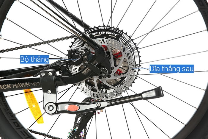 Xe Đạp Địa Hình MTB Twitter Blackhawk Pro (QR) RS-2*13S 27.5 inch Size M Màu Đen - Bạc