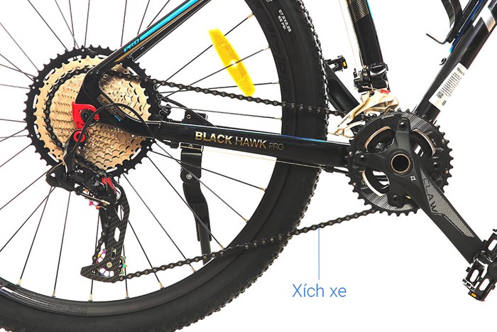 Xe Đạp Địa Hình MTB Twitter Blackhawk Pro (QR) RS-2*13S 27.5 inch Size M Màu Đen - xanh dương