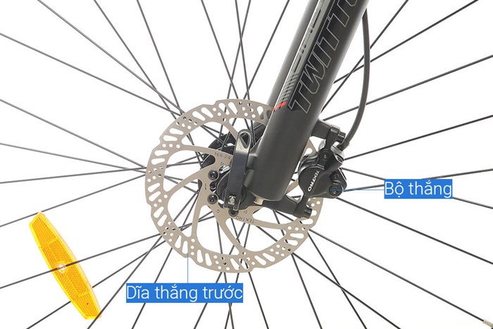 Xe Đạp Địa Hình MTB Twitter Blackhawk Pro (QR) RS-2*13S 27.5 inch Size M Màu Đen - xanh dương