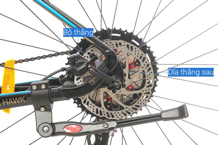 Xe Đạp Địa Hình MTB Twitter Blackhawk Pro (QR) RS-2*13S 27.5 inch Size M Màu Đen - xanh dương