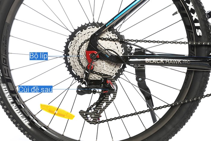 Xe Đạp Địa Hình MTB Twitter Blackhawk Pro (QR) RS-2*13S 27.5 inch Size S Màu Đen - xanh dương