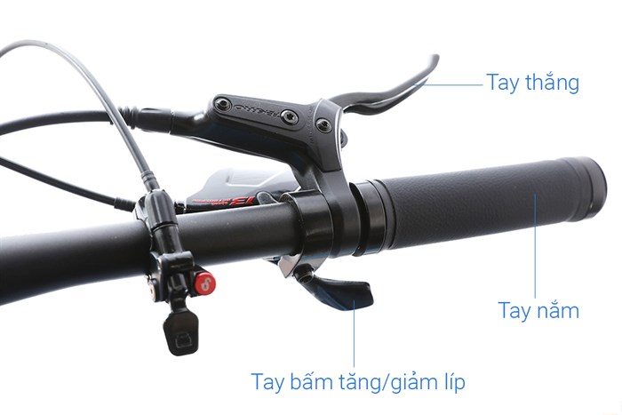 Xe Đạp Địa Hình MTB Twitter Blackhawk Pro (QR) RS-2*13S 27.5 inch Size S Màu Đen - xanh dương