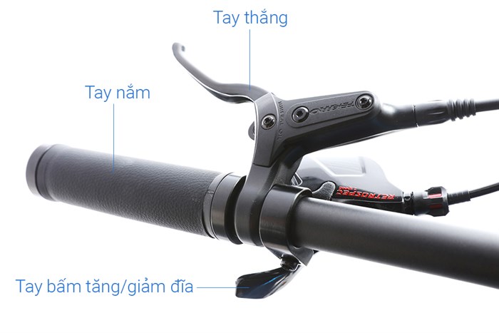 Xe Đạp Địa Hình MTB Twitter Blackhawk Pro (QR) RS-2*13S 27.5 inch Size S Màu Đen - xanh dương