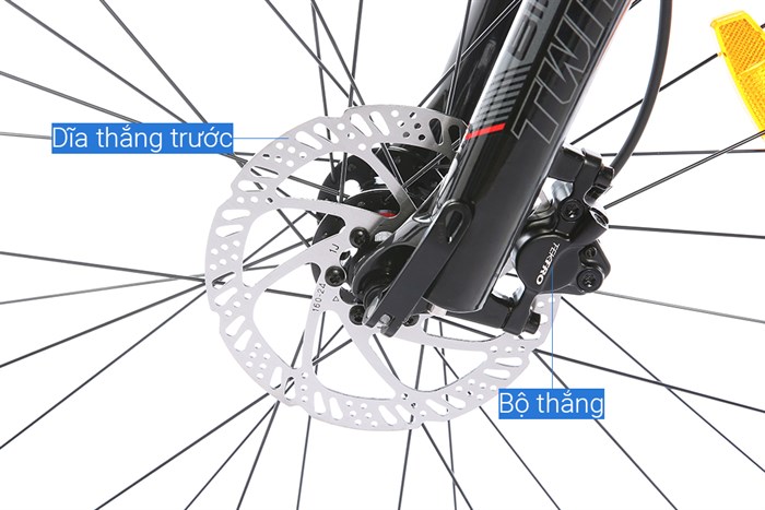 Xe Đạp Địa Hình MTB Twitter Blackhawk Pro (QR) RS-2*13S 27.5 inch Size S Màu Đen - Đỏ
