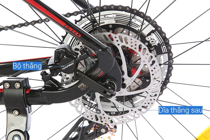 Xe Đạp Địa Hình MTB Twitter Blackhawk Pro (QR) RS-2*13S 27.5 inch Size S Màu Đen - Đỏ