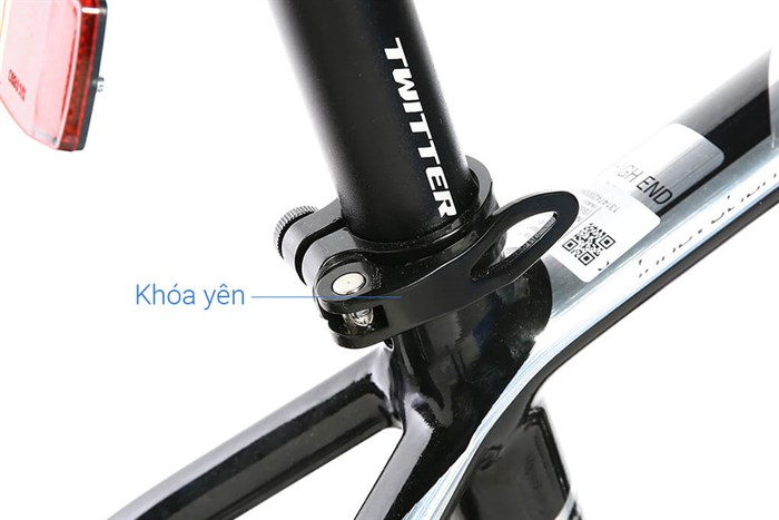 Xe Đạp Địa Hình MTB Twitter Blackhawk Pro (QR) RS-2*13S 27.5 inch Size S Màu Đen - Bạc