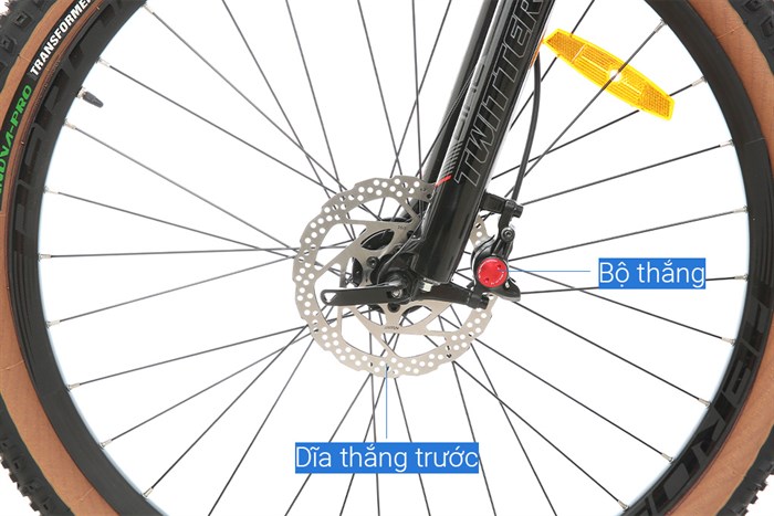 Xe Đạp Địa Hình MTB Twitter Mantis 2.0 M6000-30S 27.5 inch Size M Màu Đen