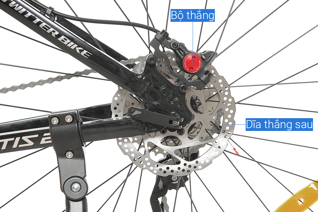 Xe Đạp Địa Hình MTB Twitter Mantis 2.0 M6000-30S 27.5 inch Size S Màu Đen - xanh dương