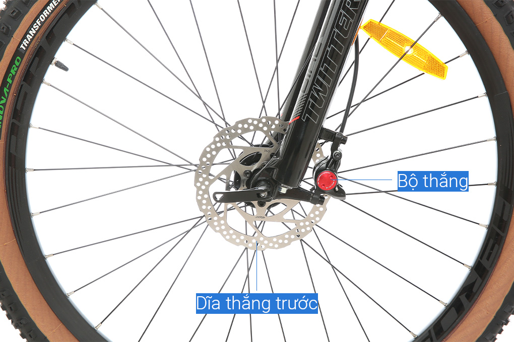 Xe Đạp Địa Hình MTB Twitter Mantis 2.0 M6000-30S 27.5 inch Size S Màu Đen