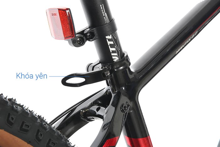 Xe Đạp Địa Hình MTB Twitter Mantis 2.0 M6000-30S 27.5 inch Size S Màu Đen - Đỏ