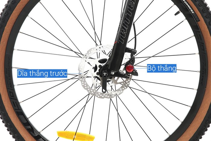 Xe Đạp Địa Hình MTB Twitter Mantis 2.0 M6000-30S 27.5 inch Size S Màu Đen - Đỏ