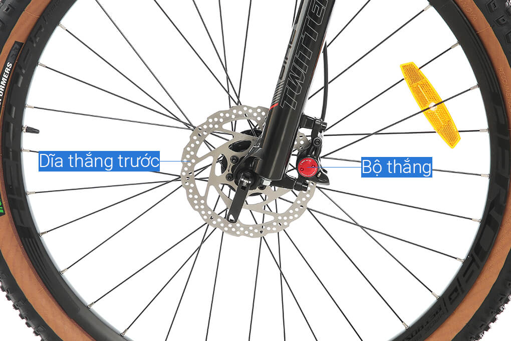 Xe Đạp Địa Hình MTB Twitter Mantis 2.0 M6000-30S 27.5 inch Size S Màu Đen - Vàng