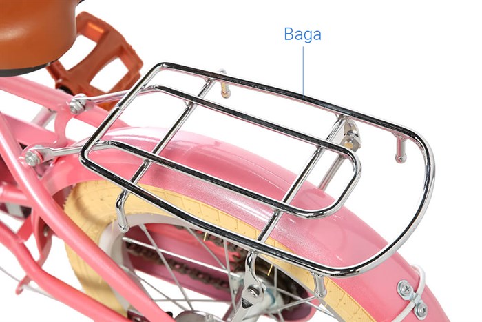 Xe Đạp Trẻ Em Phoenix Sprite 14 inch Màu Hồng