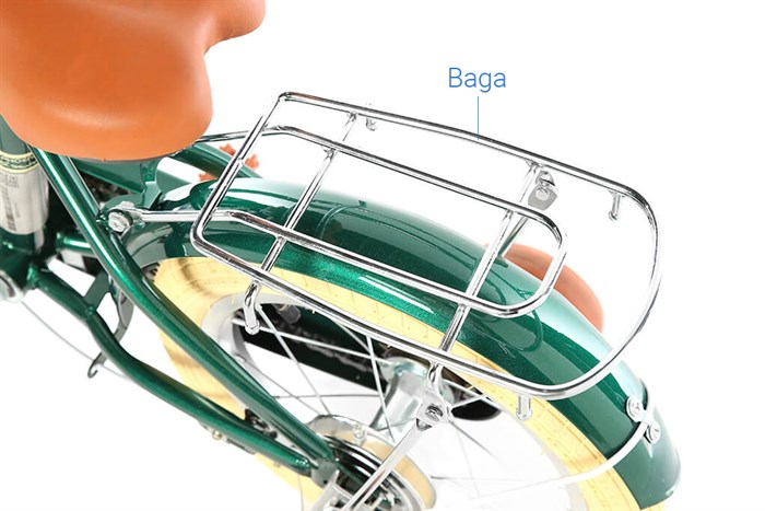 Xe Đạp Trẻ Em Phoenix Sprite 14 inch Màu Xanh lá