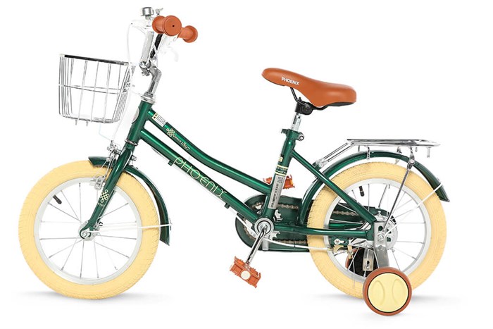 Xe Đạp Trẻ Em Phoenix Sprite 14 inch Màu Xanh lá