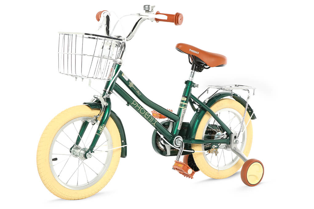 Xe Đạp Trẻ Em Phoenix Sprite 14 inch Màu Xanh lá