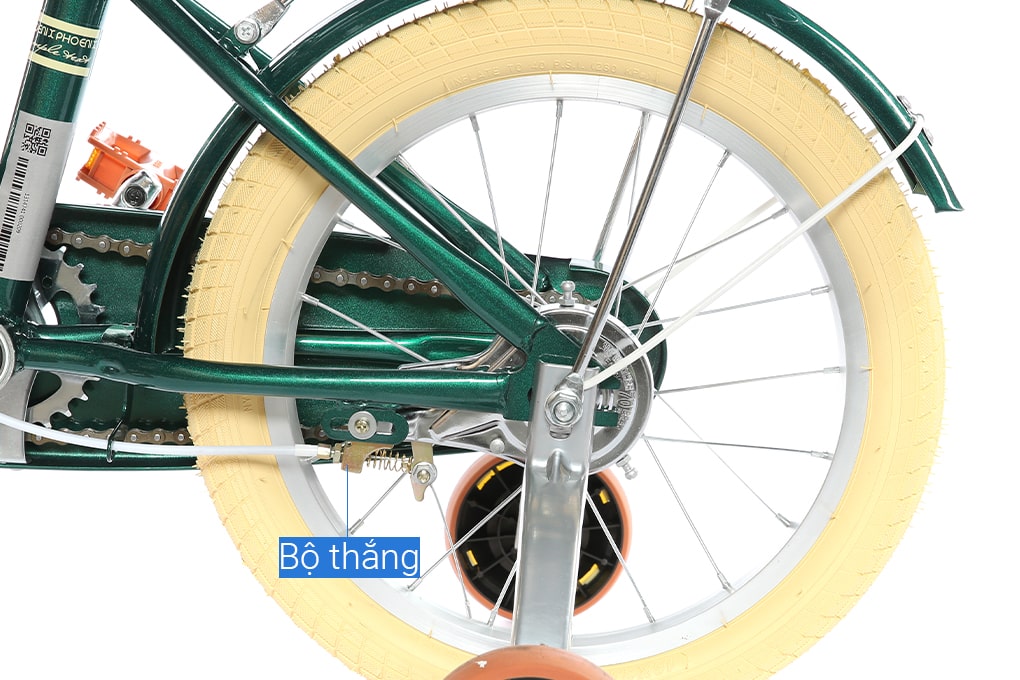 Xe Đạp Trẻ Em Phoenix Sprite 16 inch Màu Xanh lá