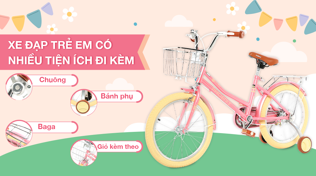 Xe Đạp Trẻ Em Phoenix Sprite 18 inch