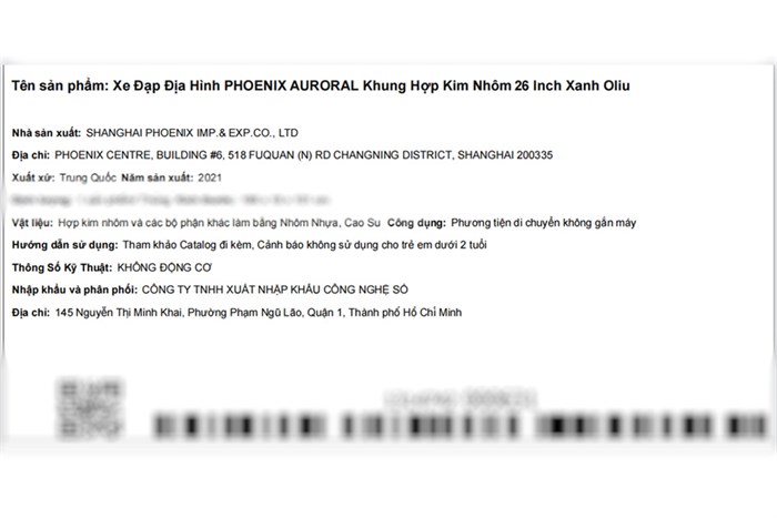 Xe Đạp Địa Hình MTB Phoenix Auroral 26 inch Màu Xanh Oliu