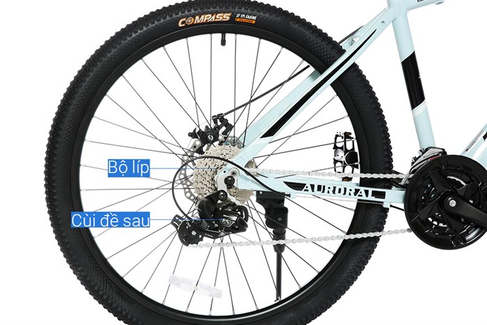 Xe Đạp Địa Hình MTB Phoenix Auroral 26 inch Màu Xanh Oliu