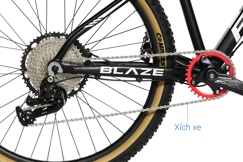 Xe Đạp Địa Hình MTB Phoenix Blaze 27.5 inch Màu Đen - Đỏ