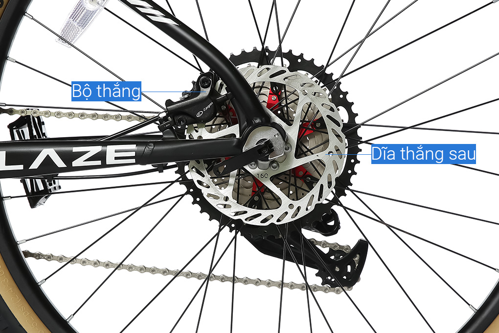 Xe Đạp Địa Hình MTB Phoenix Blaze 27.5 inch Màu Đen - Đỏ