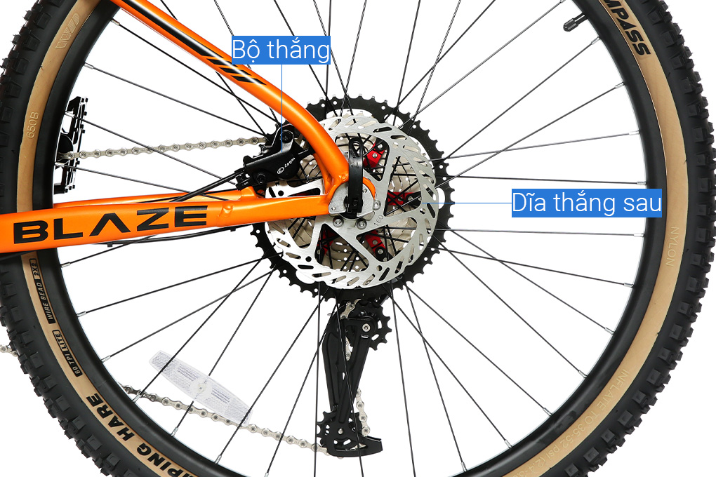 Xe Đạp Địa Hình MTB Phoenix Blaze 27.5 inch Màu Cam