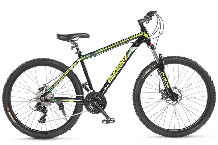 Xe Đạp Địa Hình MTB Phoenix T-Cross 26 inch Màu Xám/Vàng
