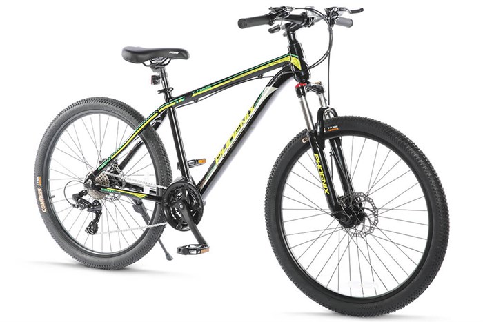 Xe Đạp Địa Hình MTB Phoenix T-Cross 26 inch Màu Xám/Vàng