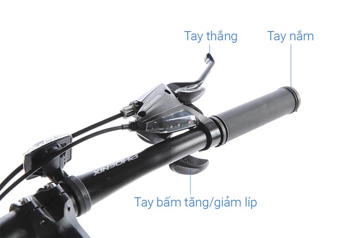 Xe Đạp Địa Hình MTB Phoenix T-Cross 26 inch Màu Xám/Vàng