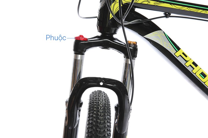 Xe Đạp Địa Hình MTB Phoenix T-Cross 26 inch Màu Xám/Vàng