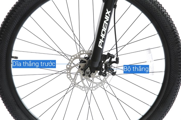 Xe Đạp Địa Hình MTB Phoenix Hotwheels 27.5 inch Màu Trắng - Vàng