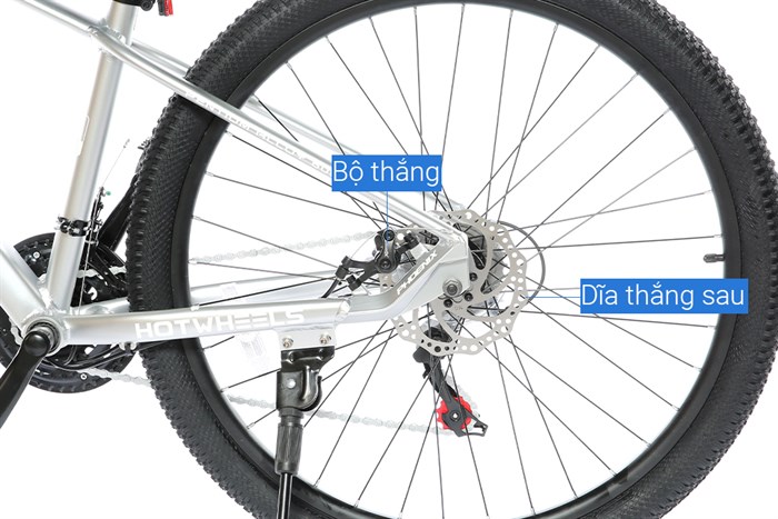 Xe Đạp Địa Hình MTB Phoenix Hotwheels 27.5 inch Màu Trắng - Vàng