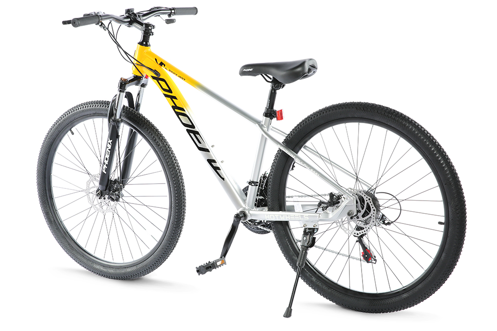Xe Đạp Địa Hình MTB Phoenix Hotwheels 27.5 inch Màu Trắng - Vàng