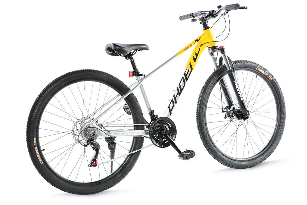 Xe Đạp Địa Hình MTB Phoenix Hotwheels 27.5 inch Màu Trắng - Vàng