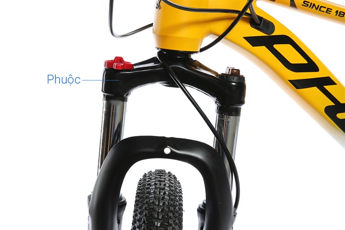 Xe Đạp Địa Hình MTB Phoenix Hotwheels 27.5 inch Màu Trắng - Vàng