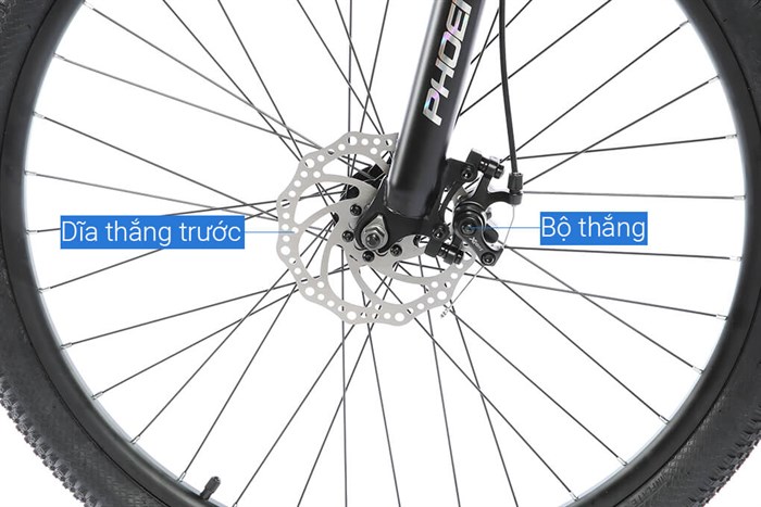 Xe Đạp Địa Hình MTB Phoenix Hotwheels 27.5 inch Màu Đen - Đỏ