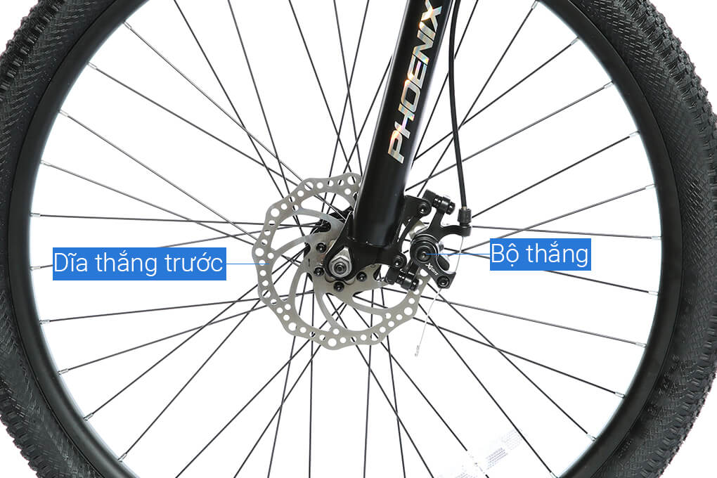 Xe Đạp Địa Hình MTB Phoenix Hotwheels 27.5 inch Màu Đen - xanh dương