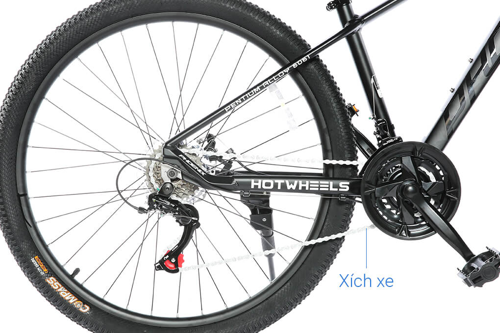 Xe Đạp Địa Hình MTB Phoenix Hotwheels 27.5 inch Màu Đen - xanh dương
