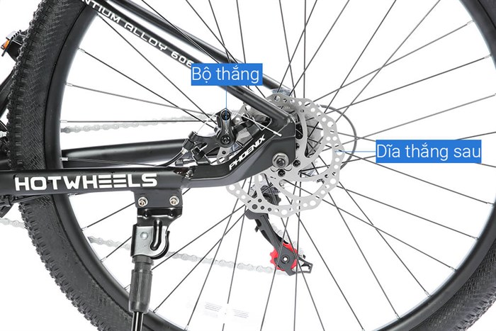 Xe Đạp Địa Hình MTB Phoenix Hotwheels 27.5 inch Màu Đen - xanh dương