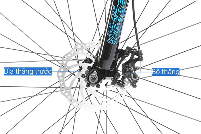 Xe Đạp Địa Hình MTB Phoenix FD 360 27.5 inch Màu Đen