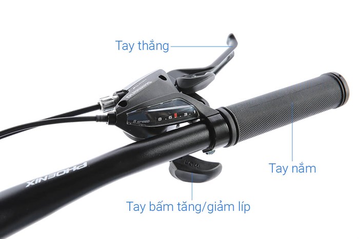 Xe Đạp Địa Hình MTB Phoenix FD 360 27.5 inch Màu Đen