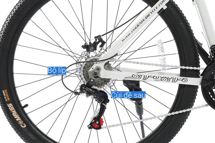 Xe Đạp Địa Hình MTB Phoenix FD 360 27.5 inch Màu Trắng