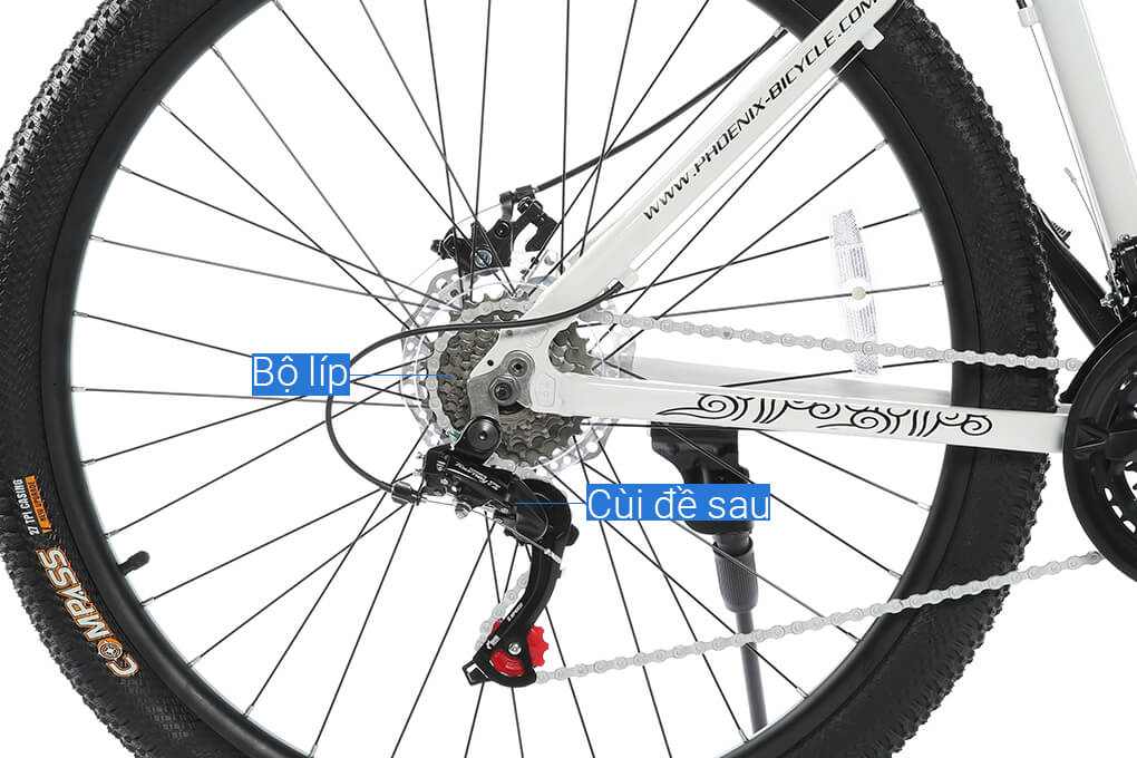 Xe Đạp Địa Hình MTB Phoenix FD 360 27.5 inch Màu Trắng