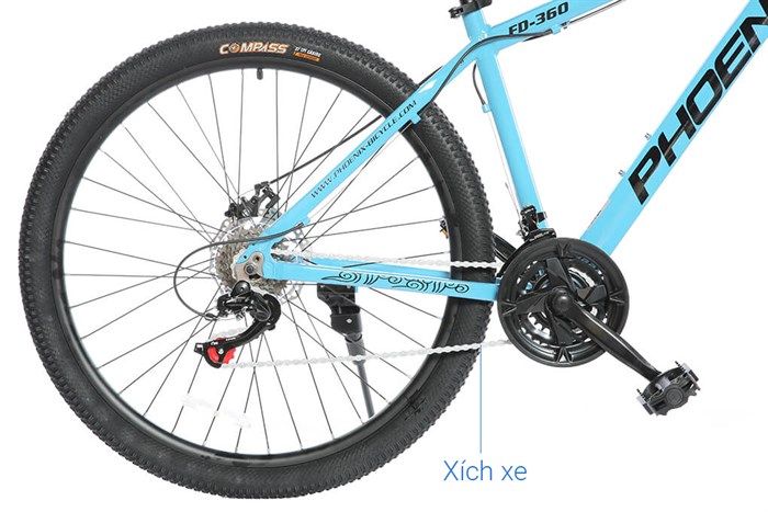 Xe Đạp Địa Hình MTB Phoenix FD 360 27.5 inch Màu Xanh Dương