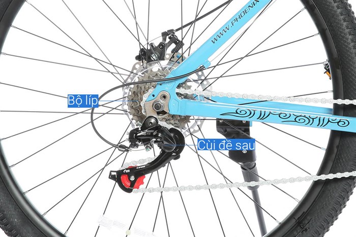 Xe Đạp Địa Hình MTB Phoenix FD 360 27.5 inch Màu Xanh Dương