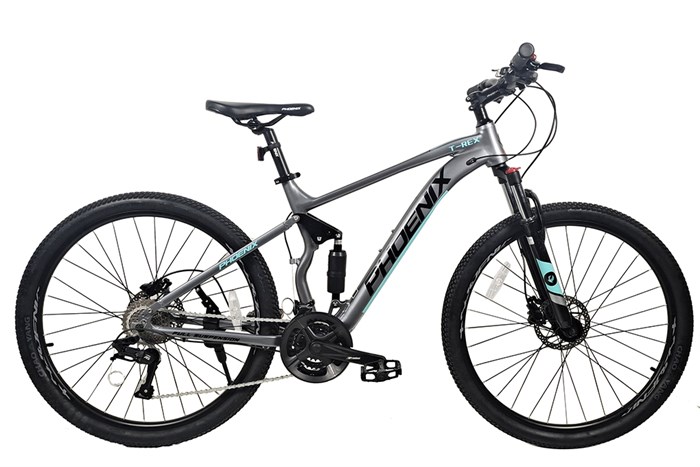 Xe Đạp Địa Hình MTB Phoenix T-Rex 27.5 inch Màu Xám
